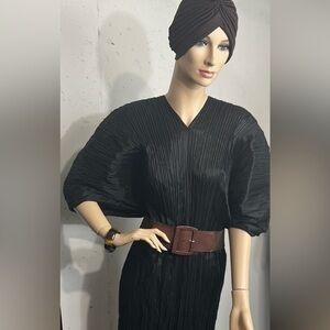 From White House Black Market a knife Pleated V-neck scarf /wrap /caftan/coverup